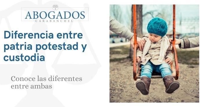 Diferencias entre patria potestad  y custodia
